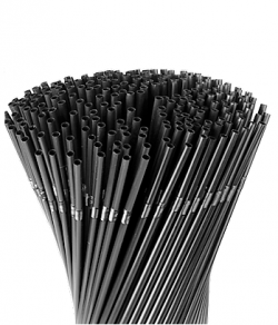 Фотографія продукту Трубочка чорна 210 мм, 1000 шт